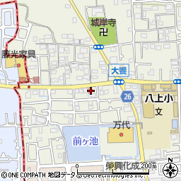 大阪府堺市美原区大饗146-19周辺の地図