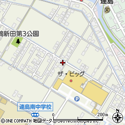 岡山県倉敷市連島町鶴新田1127周辺の地図