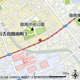 大阪府堺市北区百舌鳥陵南町3丁334周辺の地図