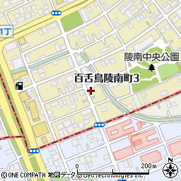 大阪府堺市北区百舌鳥陵南町3丁395周辺の地図