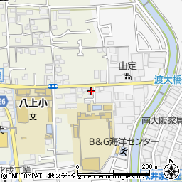 大阪府堺市美原区大饗101-6周辺の地図