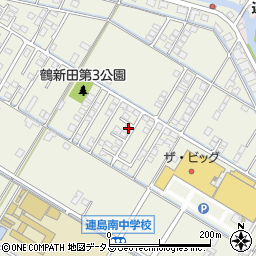 岡山県倉敷市連島町鶴新田1117-11周辺の地図