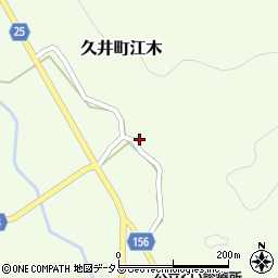 広島県三原市久井町江木周辺の地図