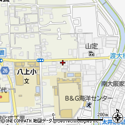 大阪府堺市美原区大饗101-4周辺の地図