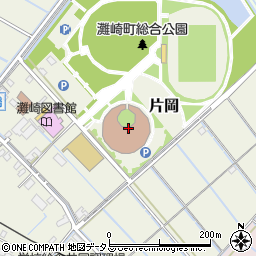 岡山市立　灘崎公民館周辺の地図