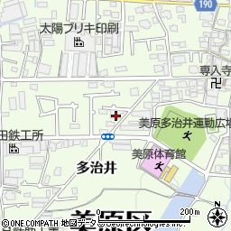 大阪府堺市美原区多治井102-3周辺の地図