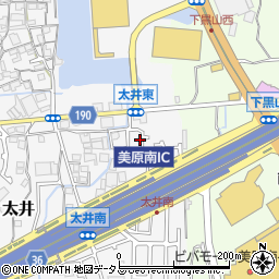 大阪府堺市美原区太井601-9周辺の地図