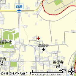 奈良県北葛城郡広陵町百済周辺の地図