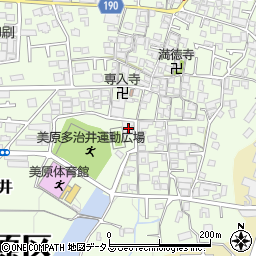 大阪府堺市美原区多治井878-5周辺の地図