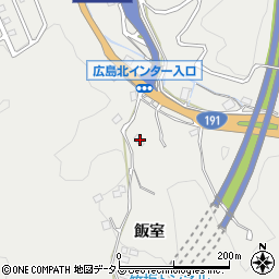 広島県広島市安佐北区安佐町飯室2037周辺の地図