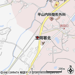 笠岡小平井簡易郵便局周辺の地図