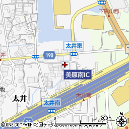 大阪府堺市美原区太井582周辺の地図