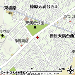 奈良県宇陀市榛原天満台西周辺の地図