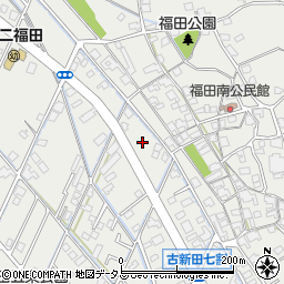 岡山県倉敷市福田町周辺の地図