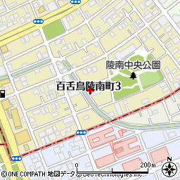 大阪府堺市北区百舌鳥陵南町3丁344周辺の地図