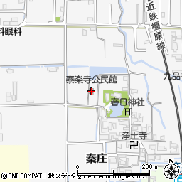泰楽寺公民館周辺の地図