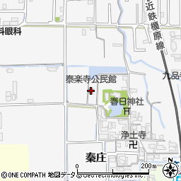 奈良県磯城郡田原本町秦庄250周辺の地図