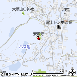 安遊寺周辺の地図