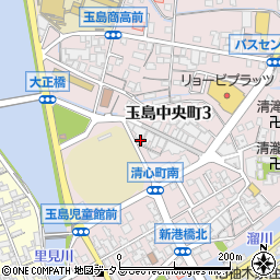 倉敷演劇鑑賞会　玉島事務所周辺の地図