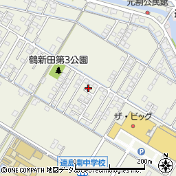 岡山県倉敷市連島町鶴新田1117-12周辺の地図