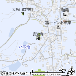 安遊寺周辺の地図