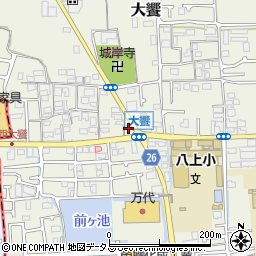 大阪府堺市美原区大饗163周辺の地図