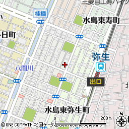 岡山県倉敷市水島西弥生町10-34周辺の地図