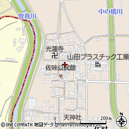 奈良県磯城郡田原本町佐味671周辺の地図