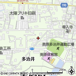大阪府堺市美原区多治井106-7周辺の地図