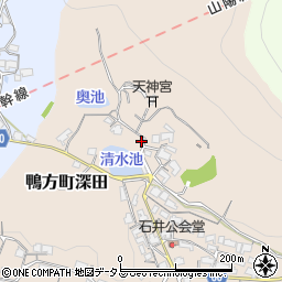 岡山県浅口市鴨方町深田201-1周辺の地図