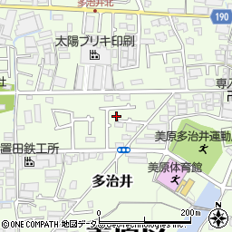 大阪府堺市美原区多治井106-14周辺の地図