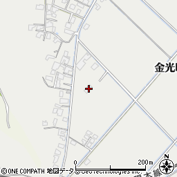 岡山県浅口市金光町八重594周辺の地図