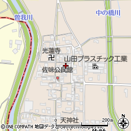 奈良県磯城郡田原本町佐味672周辺の地図