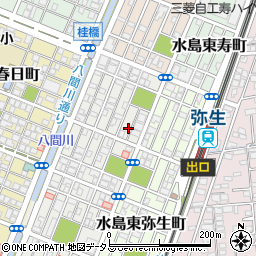 岡山県倉敷市水島西弥生町10-3周辺の地図