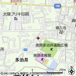 大阪府堺市美原区多治井105-9周辺の地図