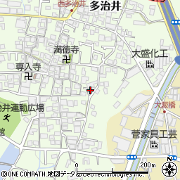 大阪府堺市美原区多治井722周辺の地図