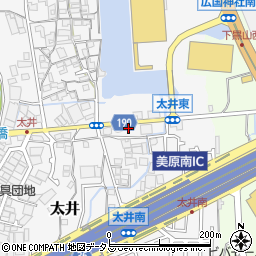 大阪府堺市美原区太井579-2周辺の地図
