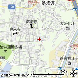 大阪府堺市美原区多治井724-2周辺の地図