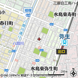 岡山県倉敷市水島西弥生町10-7周辺の地図