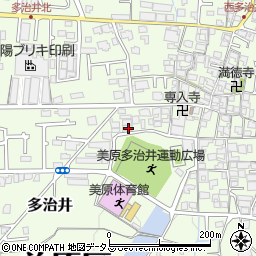 大阪府堺市美原区多治井382-4周辺の地図