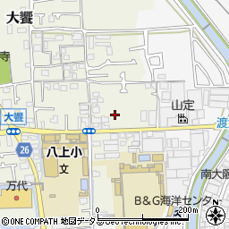 大阪府堺市美原区大饗90周辺の地図