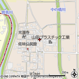 奈良県磯城郡田原本町佐味677周辺の地図