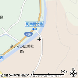 広島県府中市河南町8周辺の地図