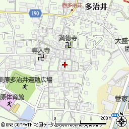 大阪府堺市美原区多治井732周辺の地図