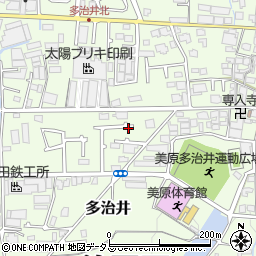 多治井2号公園周辺の地図