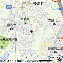 大阪府堺市美原区多治井724周辺の地図