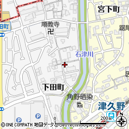 下田町ちごゆり広場周辺の地図