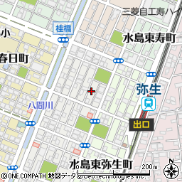 岡山県倉敷市水島西弥生町10-8周辺の地図