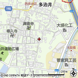 大阪府堺市美原区多治井723周辺の地図