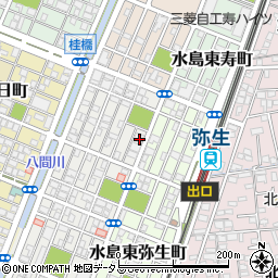 岡山県倉敷市水島西弥生町10-32周辺の地図